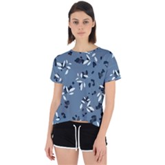 Abstract fashion style  Open Back Sport Tee