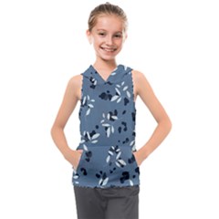 Abstract fashion style  Kids  Sleeveless Hoodie