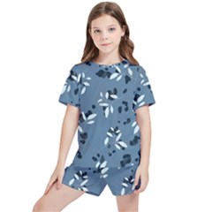 Abstract fashion style  Kids  Tee and Sports Shorts Set