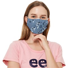 Abstract fashion style  Fitted Cloth Face Mask (Adult)