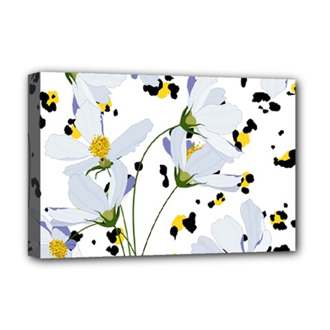 Tree Poppies  Deluxe Canvas 18  X 12  (stretched) by Sobalvarro