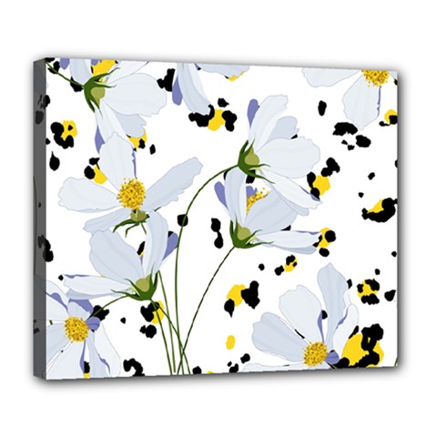 Tree Poppies  Deluxe Canvas 24  X 20  (stretched) by Sobalvarro