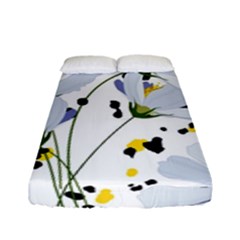 Tree Poppies  Fitted Sheet (full/ Double Size) by Sobalvarro