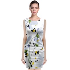 Tree Poppies  Classic Sleeveless Midi Dress by Sobalvarro