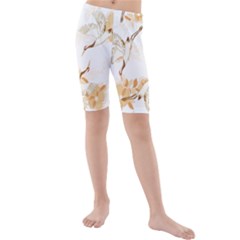 Birds And Flowers  Kids  Mid Length Swim Shorts by Sobalvarro