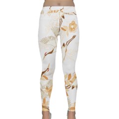 Birds And Flowers  Classic Yoga Leggings by Sobalvarro