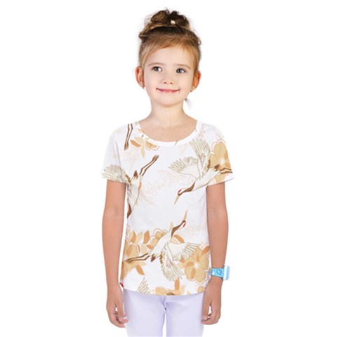 Birds And Flowers  Kids  One Piece Tee by Sobalvarro