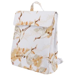 Birds And Flowers  Flap Top Backpack by Sobalvarro