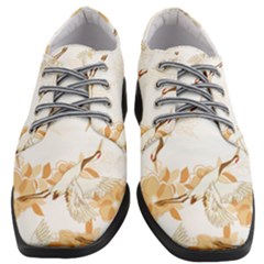 Birds And Flowers  Women Heeled Oxford Shoes by Sobalvarro