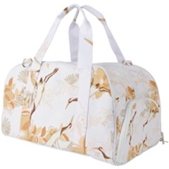 Birds And Flowers  Burner Gym Duffel Bag by Sobalvarro