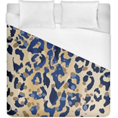 Leopard Skin  Duvet Cover (king Size) by Sobalvarro