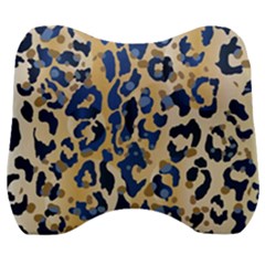 Leopard Skin  Velour Head Support Cushion by Sobalvarro