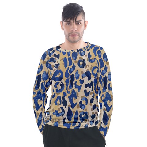 Leopard Skin  Men s Long Sleeve Raglan Tee by Sobalvarro