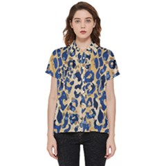 Leopard Skin  Short Sleeve Pocket Shirt by Sobalvarro
