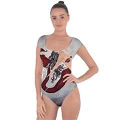 Bama Mermaid Short Sleeve Leotard 