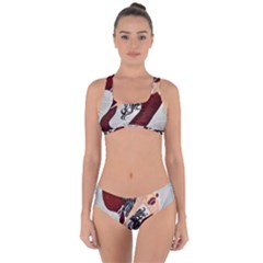 Bama Mermaid Criss Cross Bikini Set by CKArtCreations