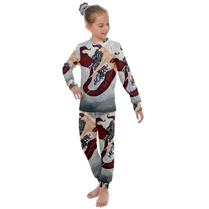 Bama Mermaid Kids  Long Sleeve Set 