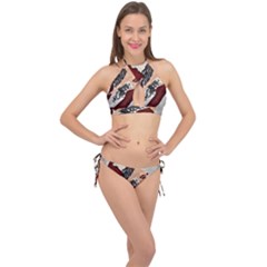 Bama Mermaid Cross Front Halter Bikini Set by CKArtCreations