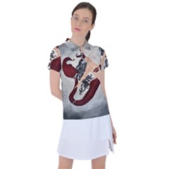 Bama Mermaid Women s Polo Tee