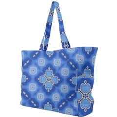 Ornate Blue Simple Shoulder Bag by Dazzleway