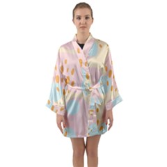 Girly Long Sleeve Satin Kimono by Sobalvarro