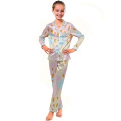 Girly Kid s Satin Long Sleeve Pajamas Set by Sobalvarro