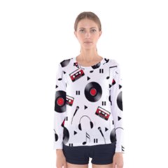 Music Life Women s Long Sleeve Tee