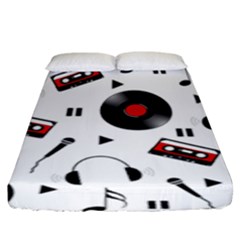 Music Life Fitted Sheet (king Size)