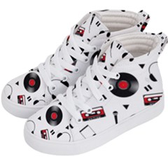 Music Life Kids  Hi-top Skate Sneakers by Valentinaart