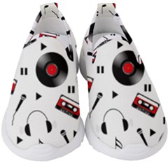 Music Life Kids  Slip On Sneakers by Valentinaart