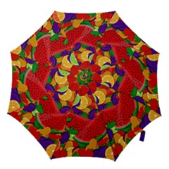 Fruit Life 2  Hook Handle Umbrellas (large) by Valentinaart