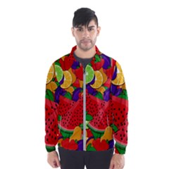 Fruit Life 2  Men s Windbreaker by Valentinaart