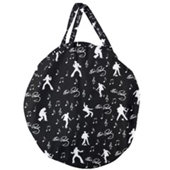 Elvis Giant Round Zipper Tote by Valentinaart