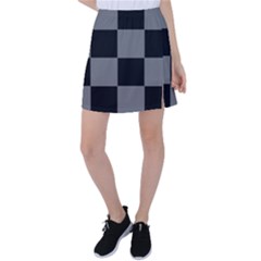 Black Gingham Check Pattern Tennis Skirt by yoursparklingshop