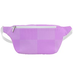 Pink Gingham Check Squares Waist Bag  by yoursparklingshop