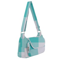 Turquoise And White Buffalo Check Multipack Bag by yoursparklingshop