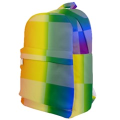 Lgbt Rainbow Buffalo Check Lgbtq Pride Squares Pattern Classic Backpack by yoursparklingshop