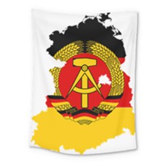 Flag Map of East Germany (1959¨C1990) Medium Tapestry
