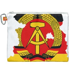 Flag Map of East Germany (1959¨C1990) Canvas Cosmetic Bag (XXXL)