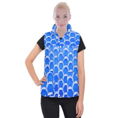 Hexagon Windows Women s Button Up Vest by essentialimage