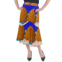 Two Hearts Midi Mermaid Skirt by essentialimage