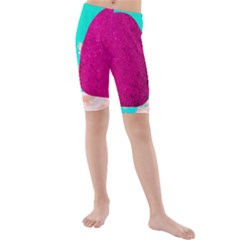 Two Hearts Kids  Mid Length Swim Shorts by essentialimage