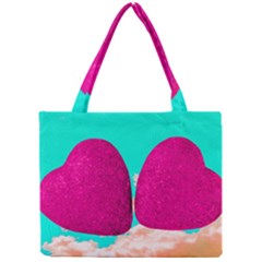 Two Hearts Mini Tote Bag by essentialimage