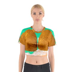 Two Hearts Cotton Crop Top