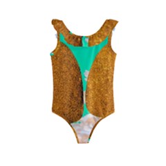 Two Hearts Kids  Frill Swimsuit