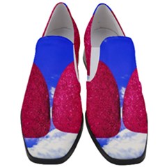 Two Hearts Women Slip On Heel Loafers by essentialimage