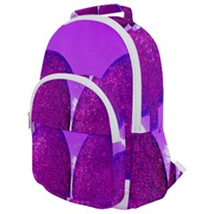 Two Hearts Rounded Multi Pocket Backpack