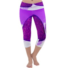 Two Hearts Capri Yoga Leggings