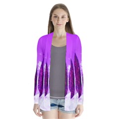 Two Hearts Drape Collar Cardigan