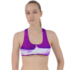 Two Hearts Criss Cross Racerback Sports Bra